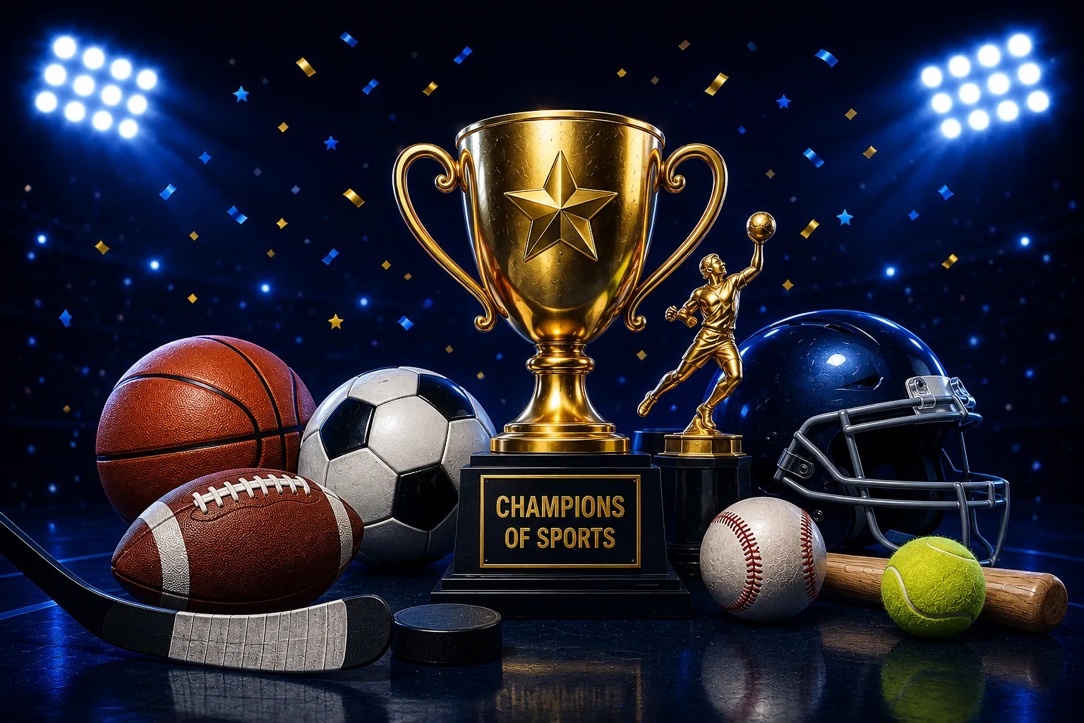 Sports Trivia Questions and Answers hero graphic